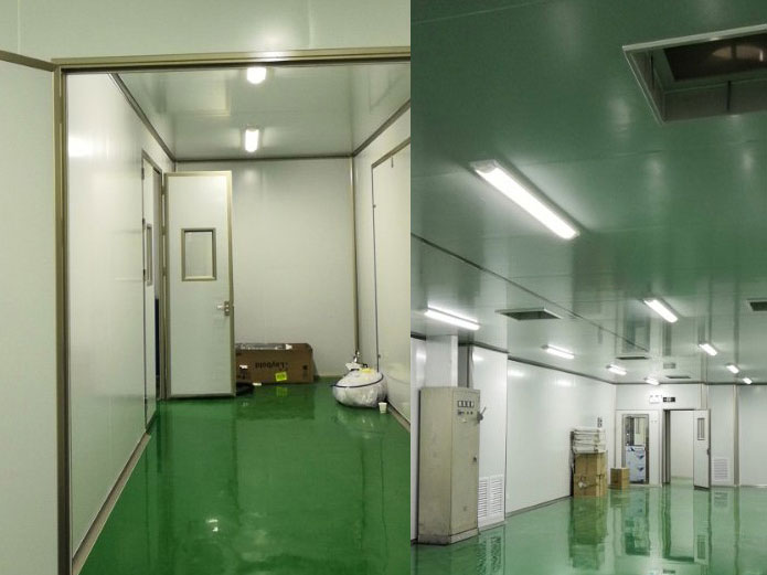 上海金山十萬級化妝品無塵車間裝修工程