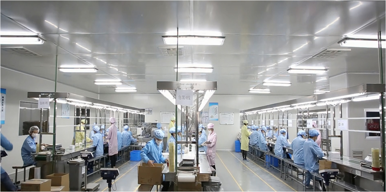 電子廠潔凈包裝車間圖片