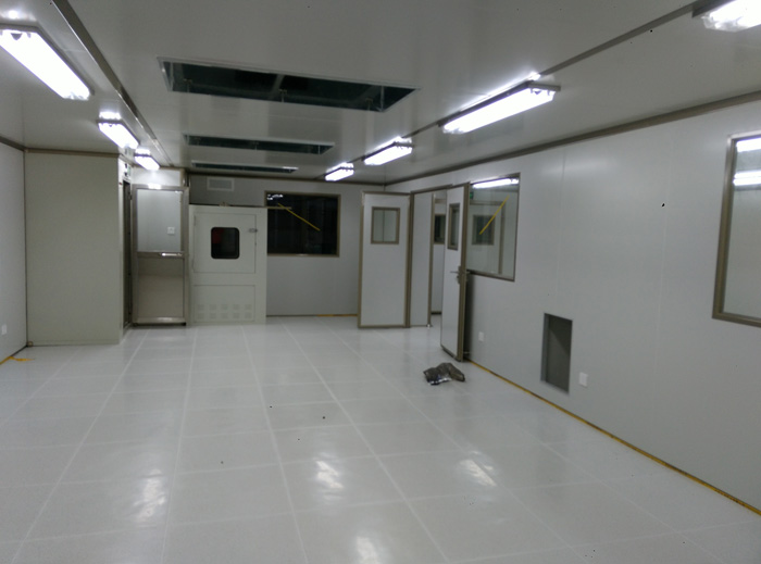 潔凈實驗室裝修工程施工圖片