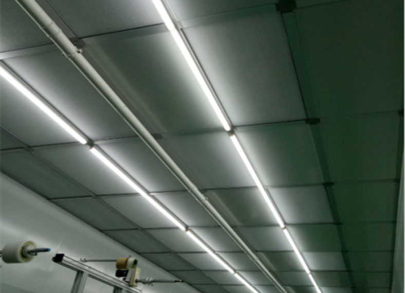 百級潔凈車間高效過濾器安裝圖片