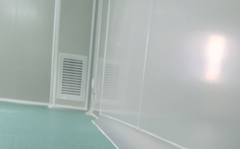 潔凈車間鋪貼塑膠地板圖片