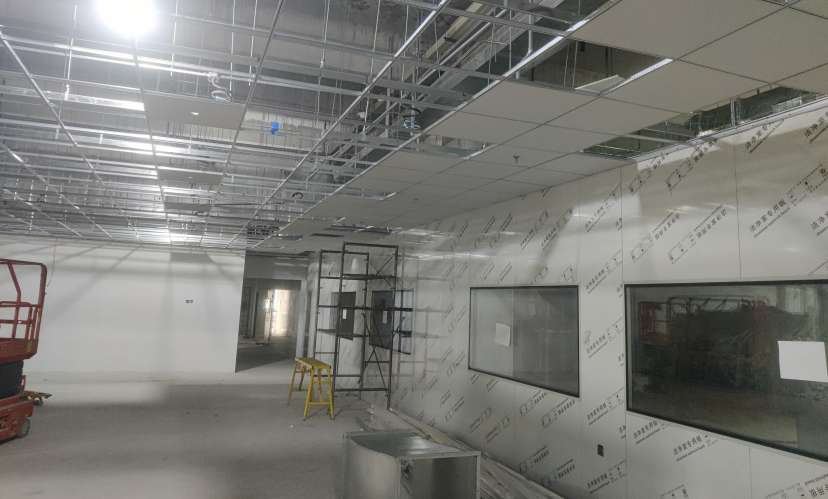 非潔凈區(qū)廠房吊頂施工
