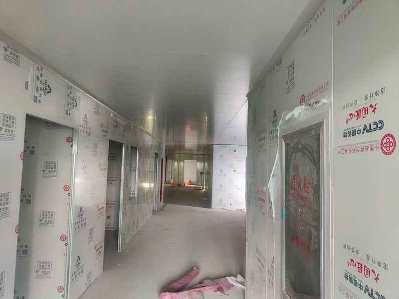 凈化板安裝施工圖片