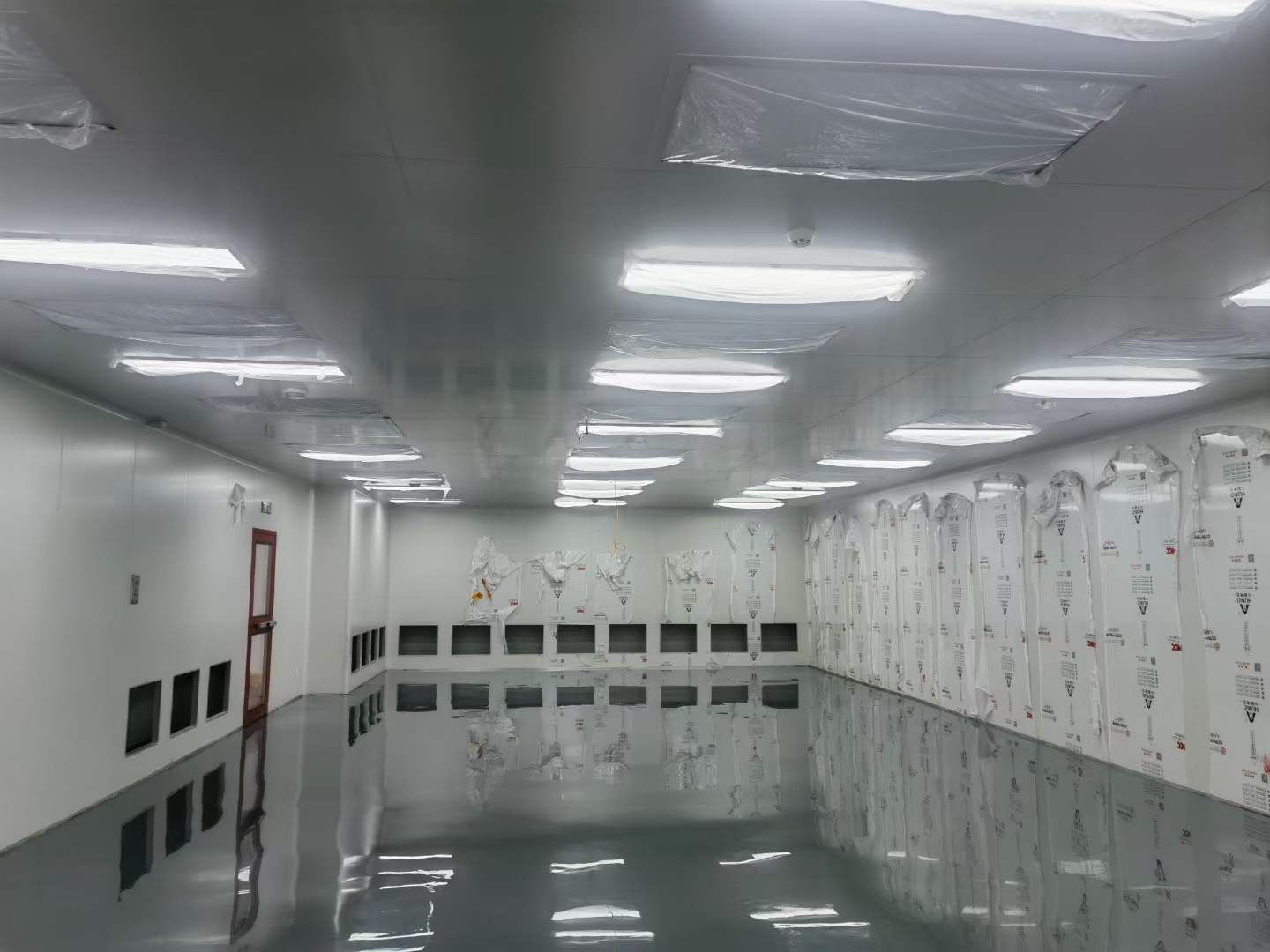 潔凈車間裝修施工圖片