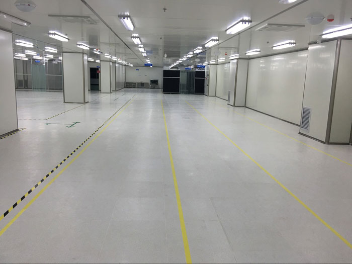 松江電子廠房裝修_萬級潔凈車間